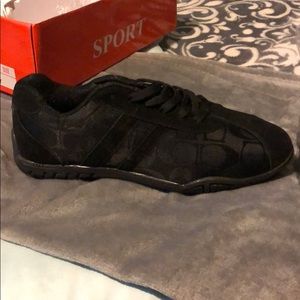 Coach black sneakers